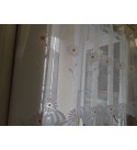 Margarétás vitrázs függöny 60 cm