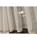 Kész függöny virág mintával 120 cm magas (120 cm-es karnisra)
