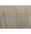 Kész függöny Golden,aranyszínű hímzett,bordűr mintás 190 cm magas (250 cm-es karnisra)