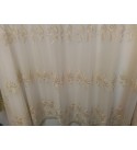 Kész függöny Golden,aranyszínű hímzett,bordűr mintás 190 cm magas (250 cm-es karnisra)