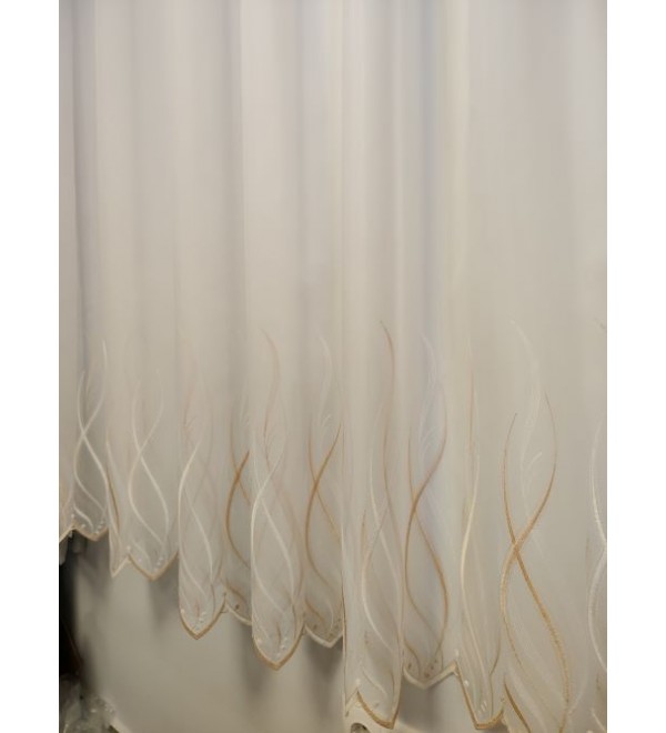 Kész függöny 6583 bordűrös  170 cm magas (140 cm-es karnisra)