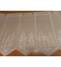 Arany fenyőfa karácsonyi fehér 45 cm vitrázs függöny