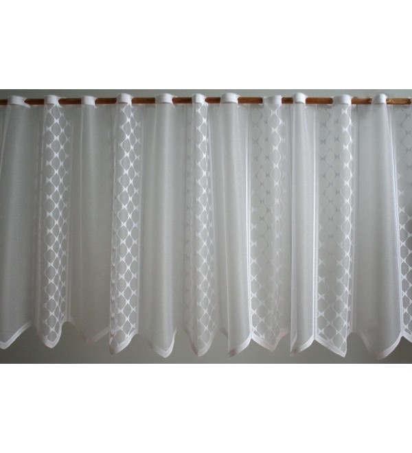 6086/60  fehér vitrázs függöny 60 cm