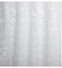 H1/1368/305 fehér  mezeivirág mintás,bordűrös függöny