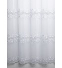 H3/4987 hullámos, bordűrös fényáteresztő függöny 280 cm