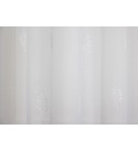 T/526 hímzett ágacska mintás fényáteresztő függöny 290 cm fehér