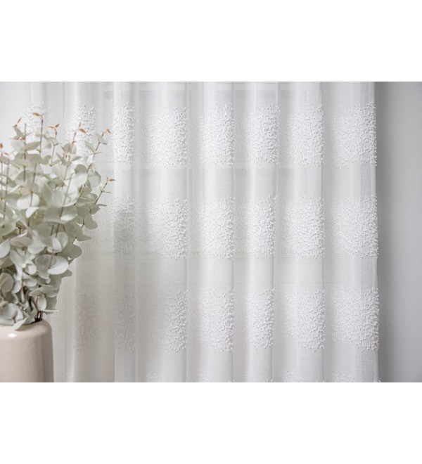 Taylor,bordűrös nyírt függöny 300 cm