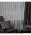 Erik,szürke-ezüst modern sötétítő függöny 280 cm