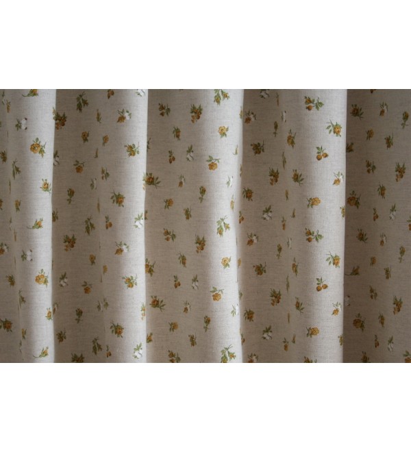 Fenice sárgarózsás-romantikus dekor függöny 280 cm
