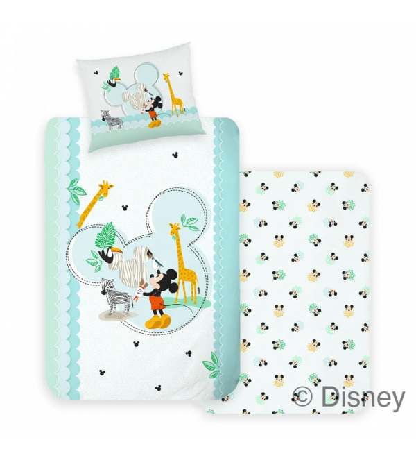 Disney Mickey gyermek pamut ágynemű huzat 90×130,40×50