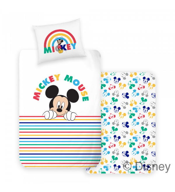 Disney Mickey/2 gyermek pamut ágynemű huzat 90×130,40×50