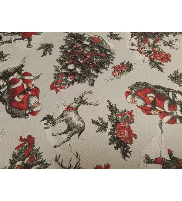 Christmas karácsonyi impregnált terítő 140 cm méterben