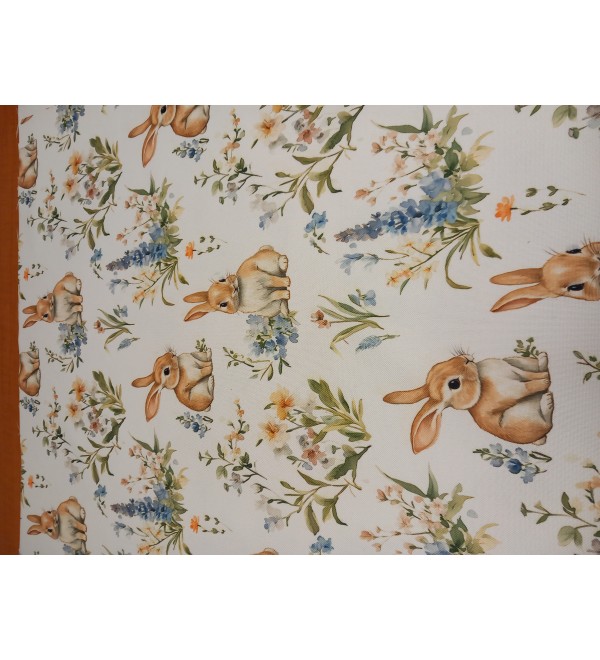 Húsvéti terítő nyuszi 140 cm méterben