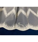 Avangard,ekrü cikk-cakk mintás függöny 290 cm Smirna