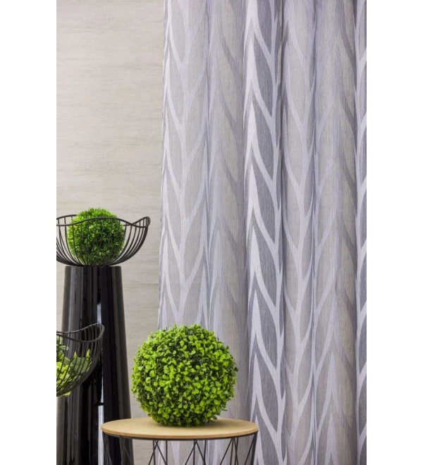 Dilara modern mintás szürke függöny 300 cm