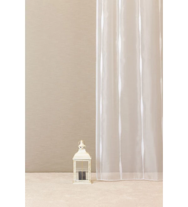 Solanum,nyírt voile fényáteresztő függöny 295 cm