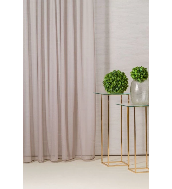 Kész függöny Alice caffe latte szín 160 cm magasx300cm (150 cm-es karnisra)