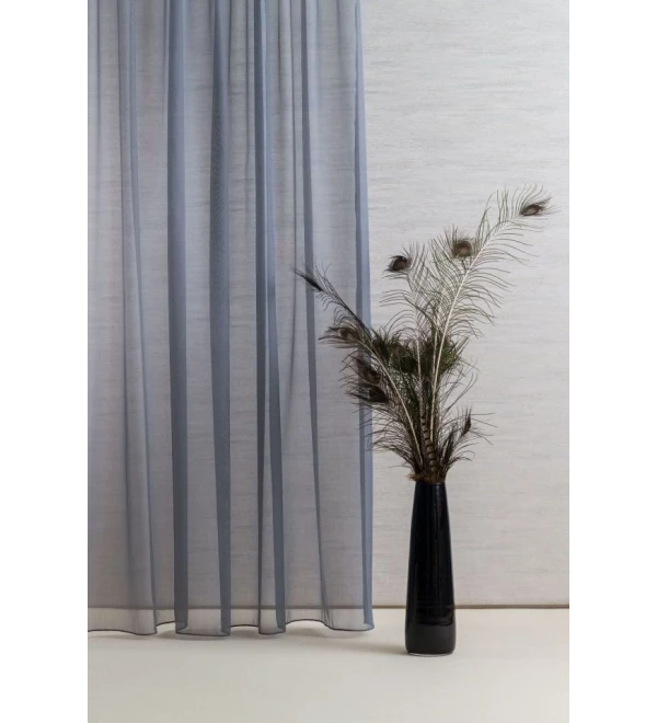 Sable Linett 38 denim 320 cm magas fényáteresztő függöny