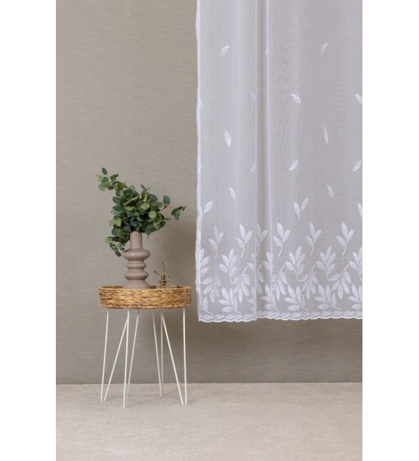 Thalia 01 fehér 220 cm méterben