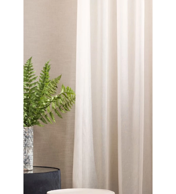 Kész függöny Dolores,krém szín 250 cm magas x 400 cm (200 cm-es karnisra)
