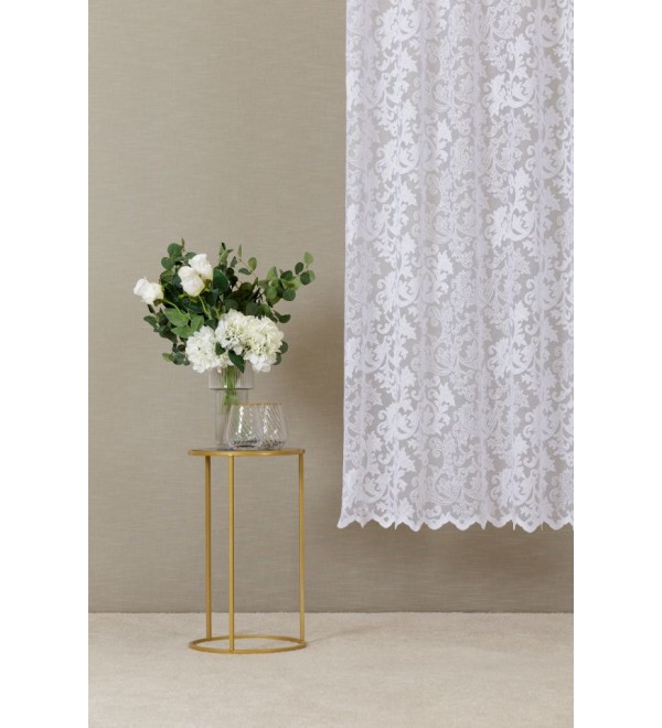 Pilis fehér fényáteresztő függöny 220 cm