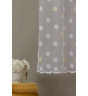 Honeybloom virág mintás fényáteresztő függöny 160 cm