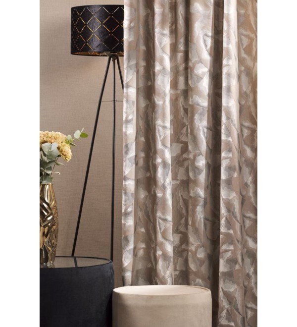 Nicolas 06 caffelatte dekor sötétítő függöny 310 cm