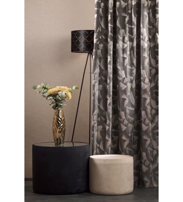 Nicolas 08 nugátbarna dekor sötétítő függöny 310 cm