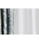 Helsinki 15 türkiz fényes sötétítő függöny 305 cm
