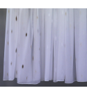 Bamberg fehér alapon barna folt mintás fényáteresztő 290 cm méterben