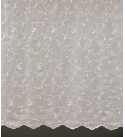 Bari fehér indamintás voile fényáteresztő függöny 290 cm méterben