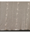 Bristol gyűrt inda mintás voile fényátersztő függöny 270 cm ekrü