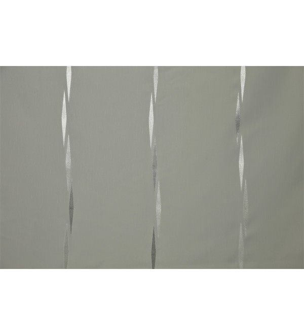 Kansas modern mintás fényáteresztő függöny 290 cm krém-ezüst szín méterben