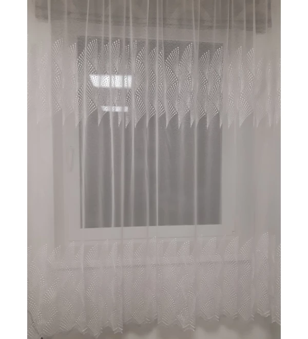 Kész függöny hímzett,mintás 190 cm magas (150 cm-es karnisra)