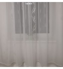 Kész függöny ezüst hullámos 210 cm magas (180 cm karnisra)