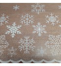 Hópihe karácsonyi fehér 60 cm vitrázsfüggöny méterben