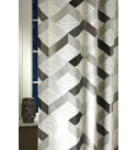 Kész dekor függöny Lorenzo ezüst   140 cm széles×180-250 cm  magas